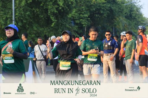 Race photo from Mangkunegaran Run 2024