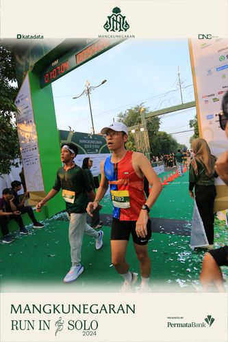 Race photo from Mangkunegaran Run 2024
