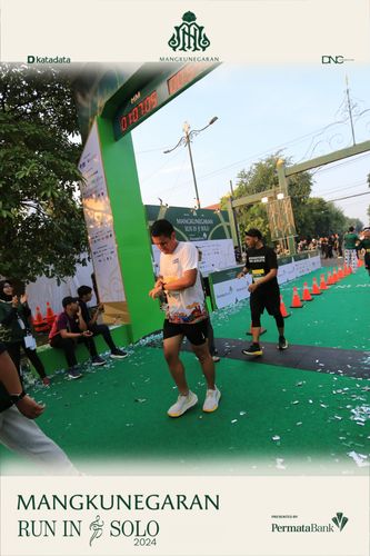 Race photo from Mangkunegaran Run 2024