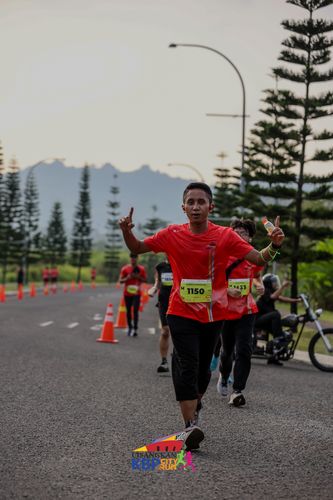 Race photo from CISANGKAN KBP CITY RUN 2025