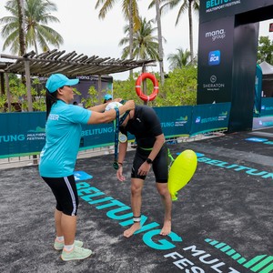 Race photo from Belitung Multisport Festival