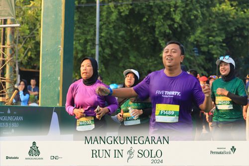 Race photo from Mangkunegaran Run 2024