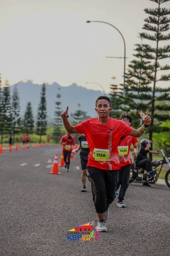 Race photo from CISANGKAN KBP CITY RUN 2025