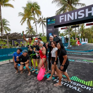 Race photo from Belitung Multisport Festival