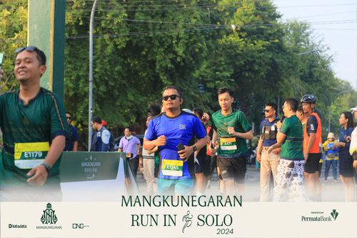 Race photo from Mangkunegaran Run 2024