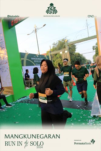 Race photo from Mangkunegaran Run 2024
