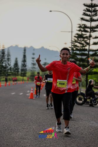 Race photo from CISANGKAN KBP CITY RUN 2025