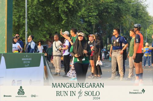 Race photo from Mangkunegaran Run 2024
