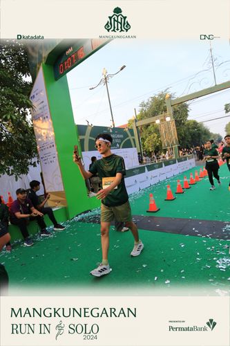 Race photo from Mangkunegaran Run 2024