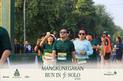 Race photo from Mangkunegaran Run 2024