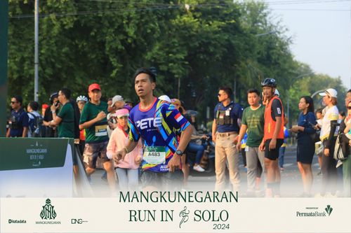 Race photo from Mangkunegaran Run 2024