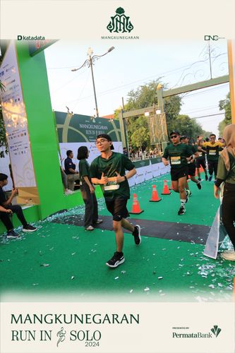 Race photo from Mangkunegaran Run 2024