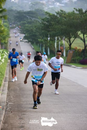 Race photo from Taman Budaya x BOGORUN 2025