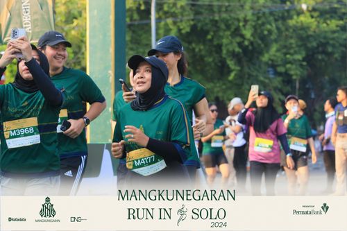 Race photo from Mangkunegaran Run 2024