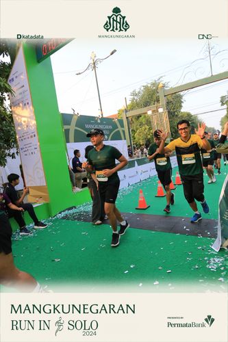 Race photo from Mangkunegaran Run 2024