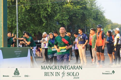 Race photo from Mangkunegaran Run 2024