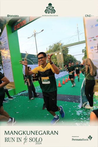 Race photo from Mangkunegaran Run 2024