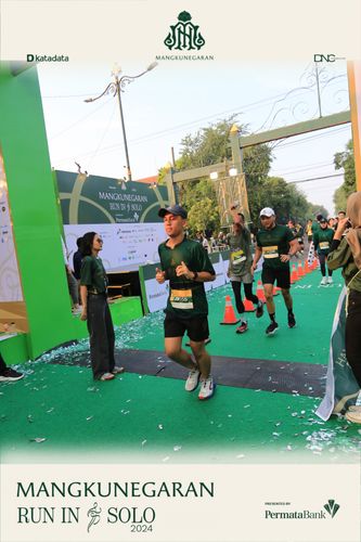 Race photo from Mangkunegaran Run 2024