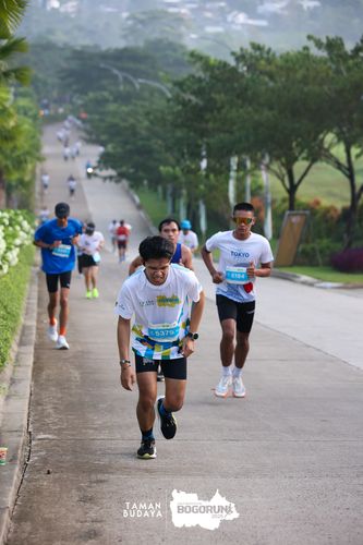 Race photo from Taman Budaya x BOGORUN 2025
