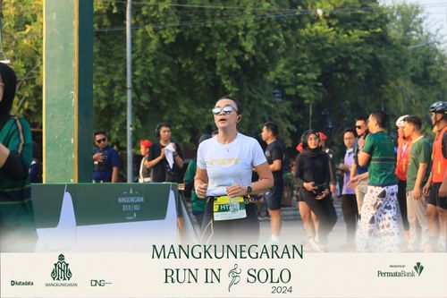 Race photo from Mangkunegaran Run 2024