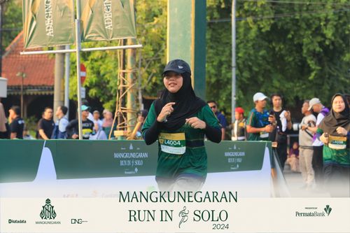 Race photo from Mangkunegaran Run 2024