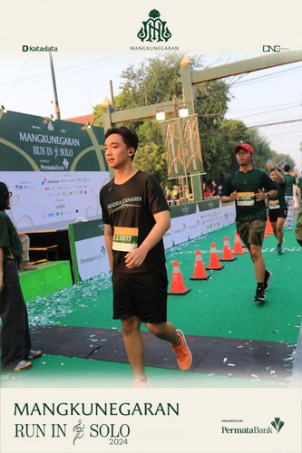 Race photo from Mangkunegaran Run 2024