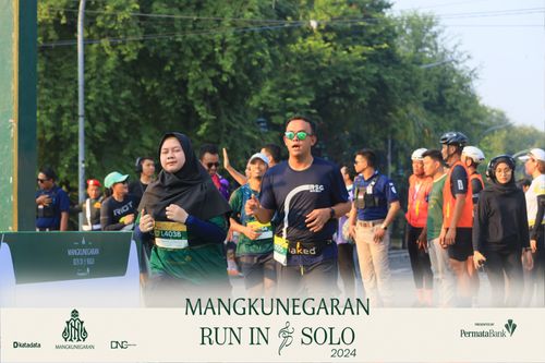 Race photo from Mangkunegaran Run 2024