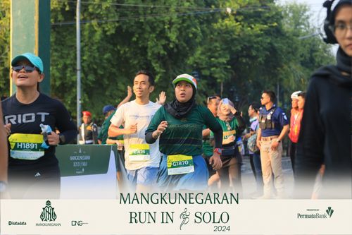 Race photo from Mangkunegaran Run 2024