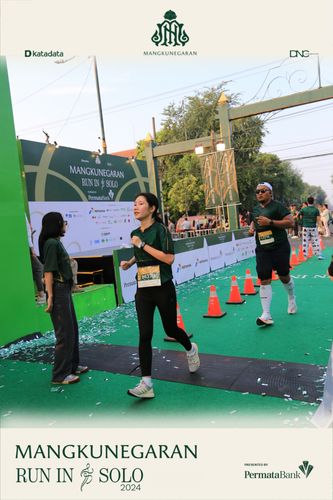 Race photo from Mangkunegaran Run 2024