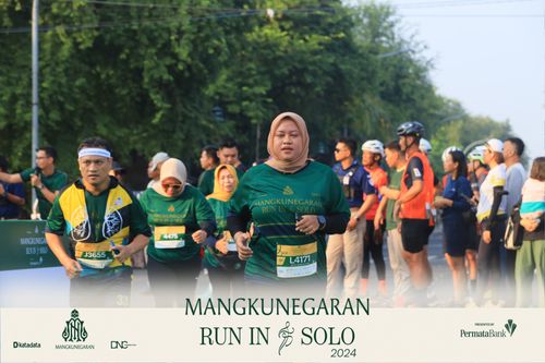 Race photo from Mangkunegaran Run 2024