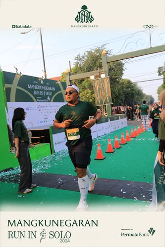 Race photo from Mangkunegaran Run 2024