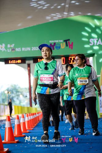 Race photo from BAF LIONS RUN 2024