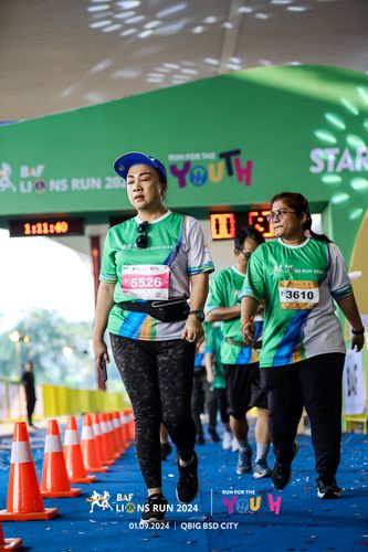 Race photo from BAF LIONS RUN 2024