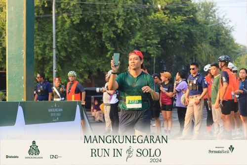 Race photo from Mangkunegaran Run 2024