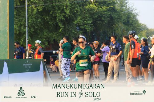 Race photo from Mangkunegaran Run 2024