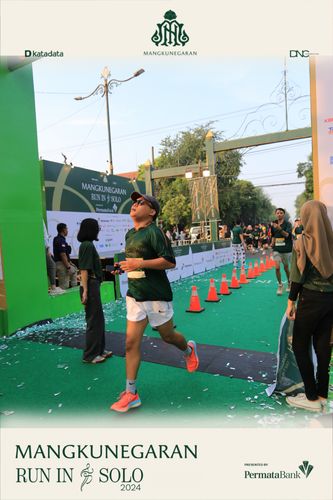 Race photo from Mangkunegaran Run 2024