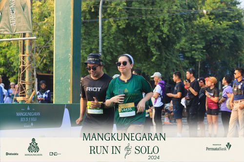 Race photo from Mangkunegaran Run 2024