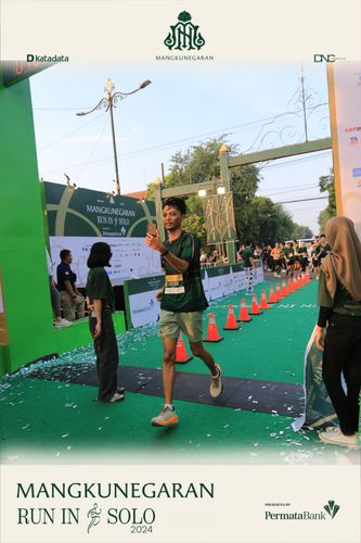 Race photo from Mangkunegaran Run 2024