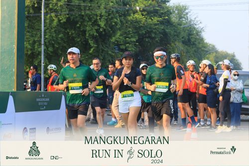 Race photo from Mangkunegaran Run 2024