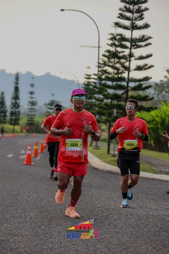 Race photo from CISANGKAN KBP CITY RUN 2025