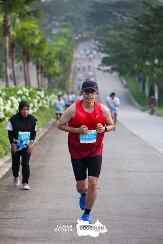 Race photo from Taman Budaya x BOGORUN 2025
