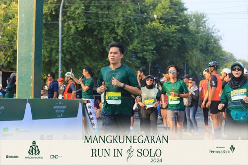 Race photo from Mangkunegaran Run 2024