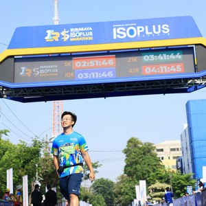 Race photo from SURABAYA ISOPLUS MARATHON 2026