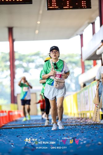 Race photo from BAF LIONS RUN 2024