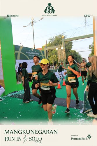 Race photo from Mangkunegaran Run 2024