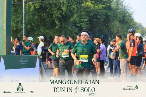 Race photo from Mangkunegaran Run 2024