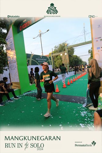 Race photo from Mangkunegaran Run 2024