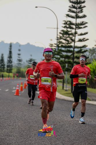 Race photo from CISANGKAN KBP CITY RUN 2025