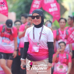 Race photo from SMARTFREN RUN 2026