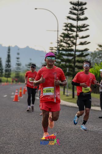 Race photo from CISANGKAN KBP CITY RUN 2025